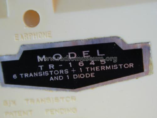Sportsman Six Transistor TR-1645; Realtone Electronics (ID = 718229) Radio