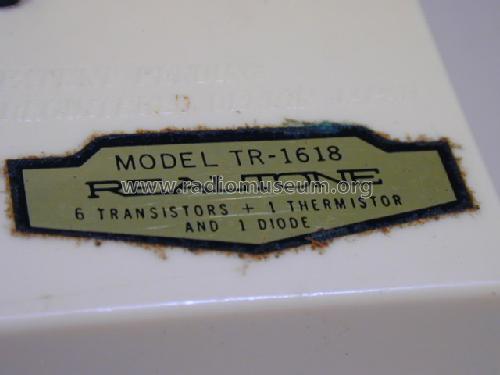 6 Transistor TR-1618; Realtone Electronics (ID = 653869) Radio