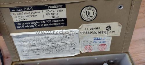 Battery Electric 2228-2; Realtone Electronics (ID = 2828799) Radio
