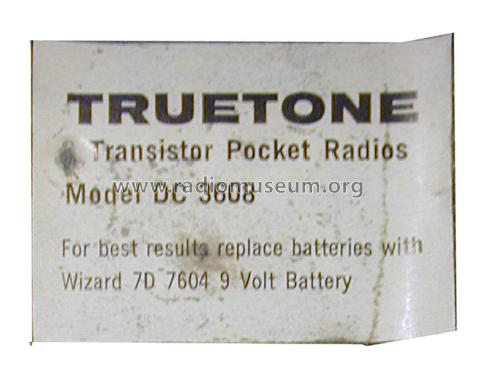 Truetone DC-3608; Western Auto Supply (ID = 1450809) Radio