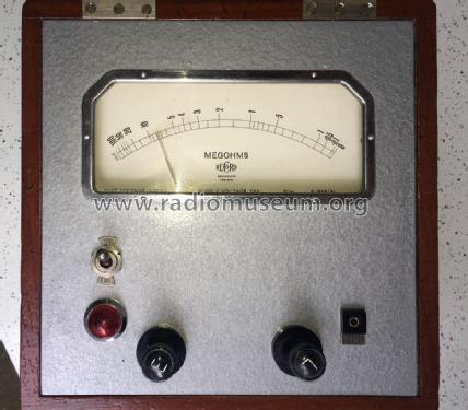 Resistance and Leakage Testing instrument ; Record Electrical Co (ID = 2689760) Equipment
