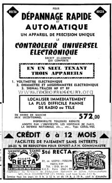 Controleur Universel VOS 1055 B; Recta; Paris (ID = 2750477) Equipment