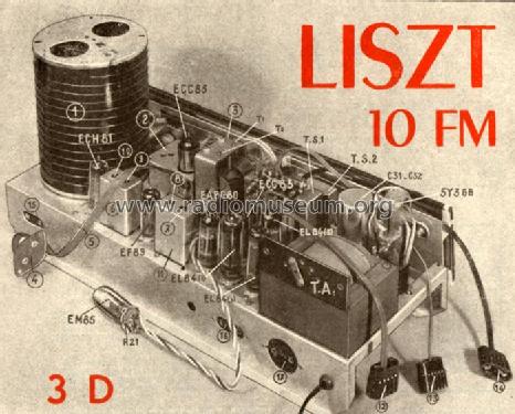 Liszt-10 FM 3D; Recta; Paris (ID = 505056) Radio