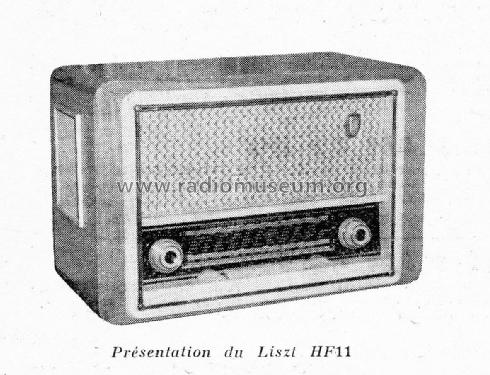 Liszt HF11 Super Bicanal ; Recta; Paris (ID = 2714728) Radio