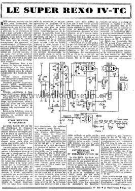 Super Rexo IV TC ; Recta; Paris (ID = 2507001) Radio