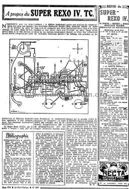 Super Rexo IV TC ; Recta; Paris (ID = 2507004) Radio