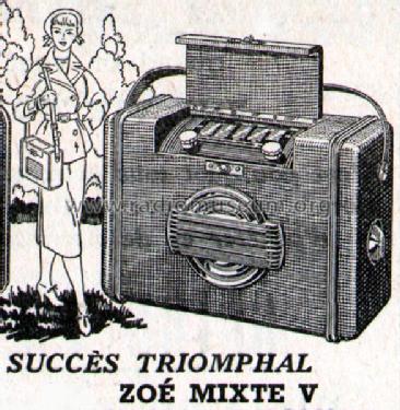 Zoé mixte 5; Recta; Paris (ID = 581207) Radio