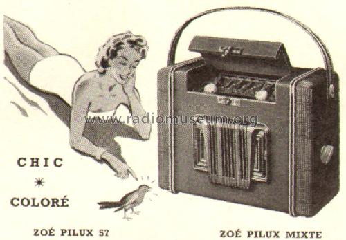 Zoé Pilux Mixte; Recta; Paris (ID = 500034) Radio