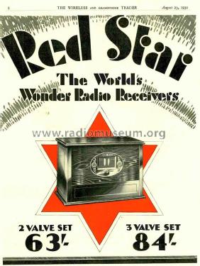 Red Star 2 Valve ; Red Star; Birmingham (ID = 2923036) Radio