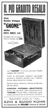 Gnome Suitcase portable; Rees-Mace, London (ID = 1897613) Radio