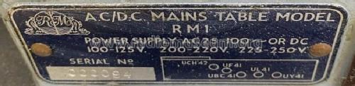 Marine RM1; Rees-Mace, London (ID = 2634306) Radio