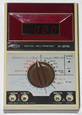 Digital Multimeter X-375; REFCO Manufacturing (ID = 1787206) Equipment