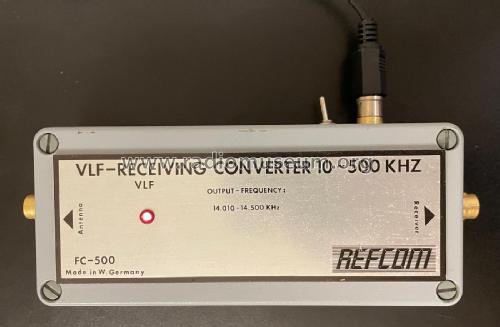 VLF-Receiving Converter 10-500 kHz FC-500; Refcom Electronic; (ID = 3042155) Converter