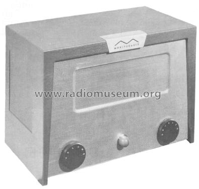 Monitoradio Crystal Controlled FM Receiver MRC-10; Regency brand of I.D (ID = 2418508) Commercial Re