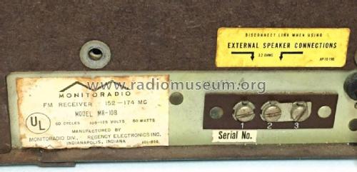 Monitoradio MR-10 B; Regency brand of I.D (ID = 2837245) Commercial Re