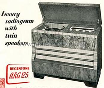 ARG125; Regentone Brand (ID = 479401) Radio