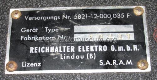 Lautstärkeregler Versorgungs Nr. 5821-12-000 035 F; Reichhalter & Co.; (ID = 1754861) Divers