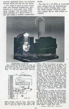 Reinartz Moduloscope Homebrew Moduloskop Modulascope; Reinartz, John L. Co (ID = 1929323) Misc