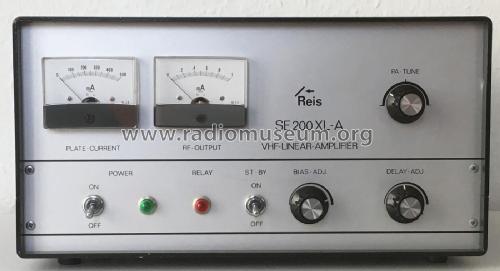 VHF Linear Amplifier SE200XL-A; Reis Elektronik (ID = 2602843) Amateur-D