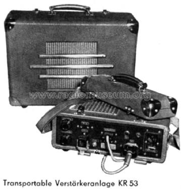 Kraftverstärkeranlage KR53; Reissmann (ID = 509929) Ampl/Mixer