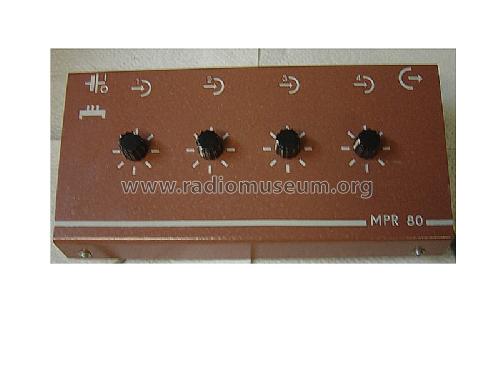 Mischpult MPR80; Reissmann (ID = 260488) Ampl/Mixer