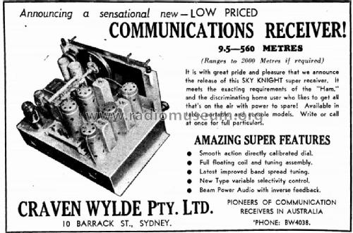 Communications Receiver ; Reliance Radio. (ID = 2416719) Commercial Re