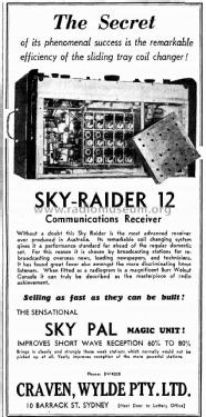 Sky-Raider 12 ; Reliance Radio. (ID = 2416717) Commercial Re