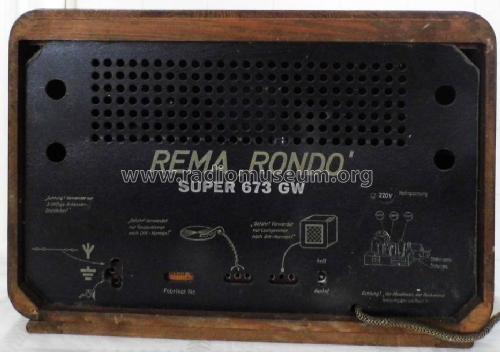 Rondo 673GW; REMA, Fabrik für (ID = 1355554) Radio