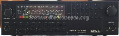 Tonica RX81/2; REMA, Fabrik für (ID = 1666940) Radio