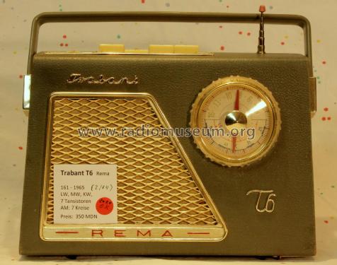 Trabant T6; REMA, Fabrik für (ID = 2610348) Radio