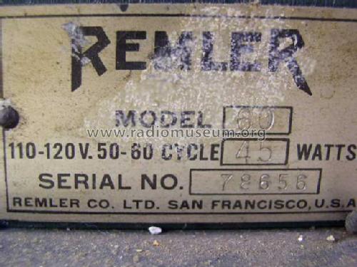 60 ; Remler Co. Ltd.; San (ID = 284583) Radio