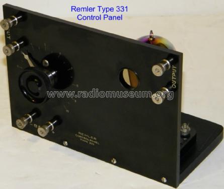 Amplifier Control Panel 331; Remler Co. Ltd.; San (ID = 842897) Ampl/Mixer