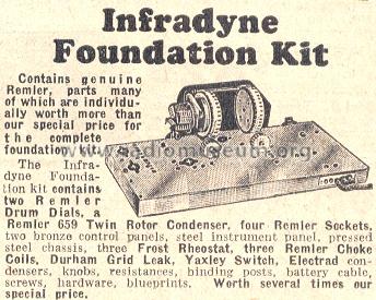 Infradyne Foundation Kit ; Remler Co. Ltd.; San (ID = 242117) Kit