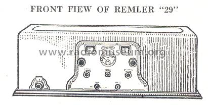 Remler 29 ; Remler Co. Ltd.; San (ID = 247273) Radio