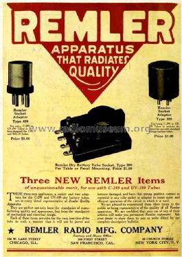 Socket Adaptor Type 499; Remler Co. Ltd.; San (ID = 1251996) Bauteil