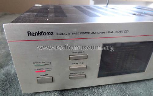 Digital Stereo Power Amplifier HVA-6061 CD; Renkforce Marke - (ID = 2984895) Ampl/Mixer