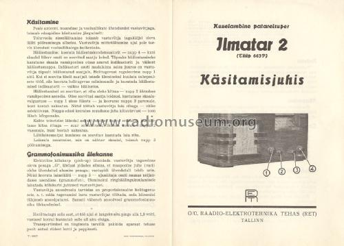 Ilmatar-2 663P; RET Raadio- (ID = 1580432) Radio