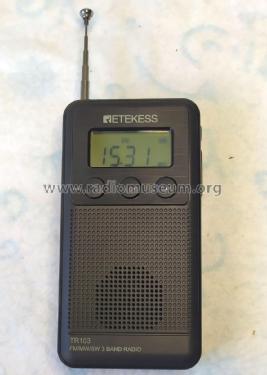 FM/MW/SW 3-Band radio TR103; Retekess Technology (ID = 2950706) Radio