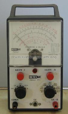 Voltimetro a valvula {VTVM} VV-1; Retex S.A.; (ID = 918340) Ausrüstung