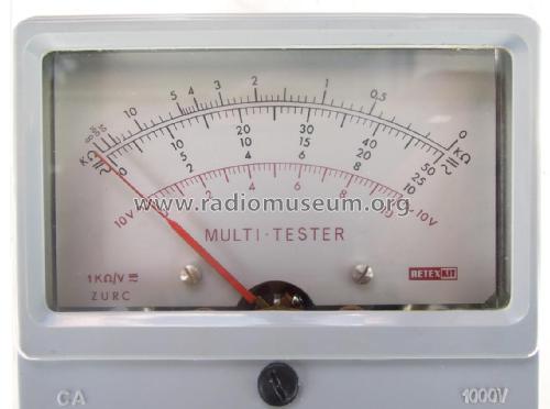 Multi Tester MT1; Retex S.A.; (ID = 2515221) Equipment