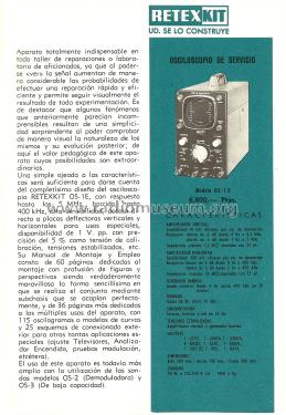 Osciloscopio OS-1E; Retex S.A.; (ID = 1923200) Equipment