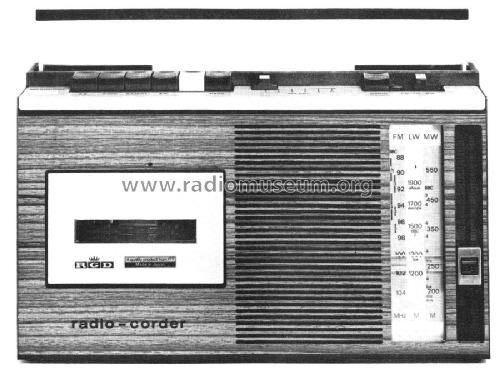 Radio Corder TRC450; RGD Brand, Radio (ID = 1580660) Radio