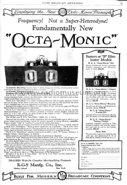 Octa-Monic ; RGS Manfg. Co. Inc.; (ID = 2635811) Radio