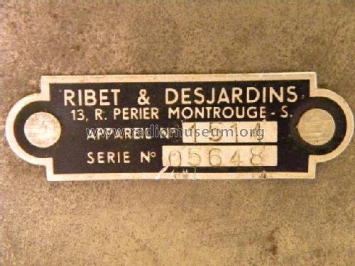 1514; Ribet et Desjardins (ID = 1099649) Radio