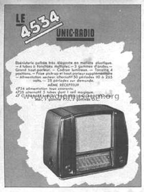 4735; Unic-Radio - voir (ID = 1875052) Radio