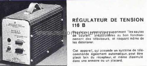 Régulateur de Tension 116B; Ribet et Desjardins (ID = 1874998) Power-S