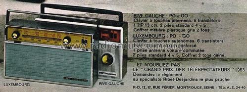 Luxembourg T350; Ribet et Desjardins (ID = 1881457) Radio