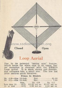 Hemco Loop Aerial No. 410 Size 18'; Richards & Company (ID = 1477793) Antenna