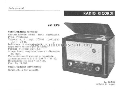 655 RFS; Ricordi Radio (ID = 2597809) Radio