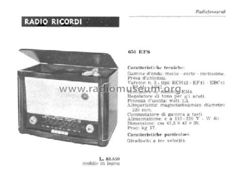 656 RFS; Ricordi Radio (ID = 2597814) Radio